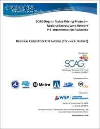 Regional Express Lane Network - Regional Concept of Operations Technical Report Cover