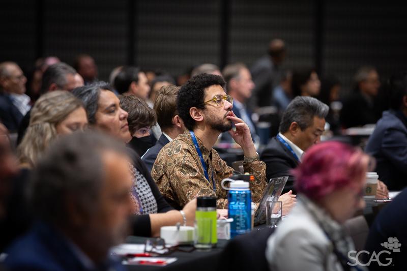 Attendees at the Economic Summit.