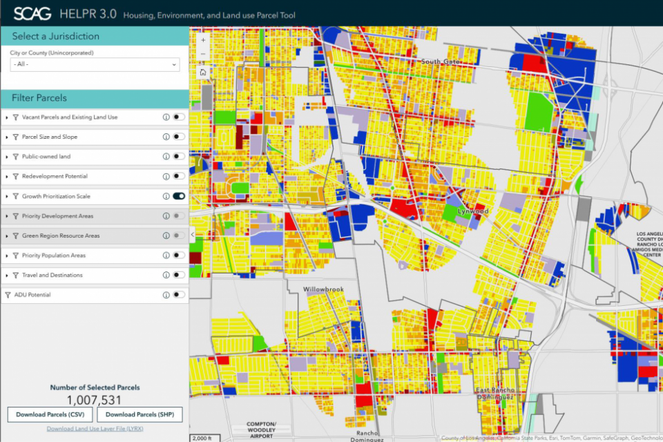 HELPR 3.0 Map Screenshot