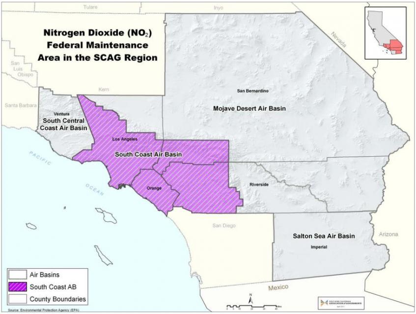 Nitrogen Dioxide (NO2) Federal Maintenance Area 